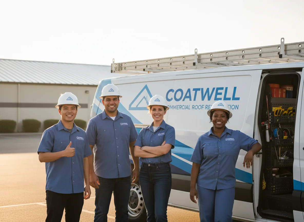 Commercial roof coating company in Thawville, IL